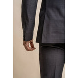 Seeba - Klassisk antracitgrå kavaj för män