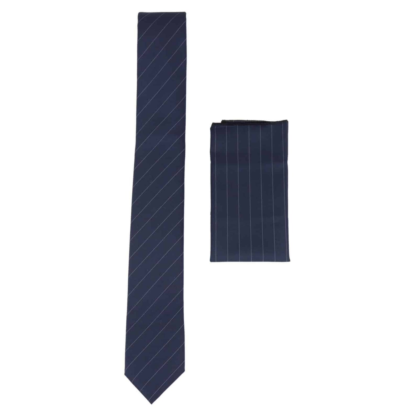 Herrslips och Näsdukset - Marinblå Randig STZ41, One Size