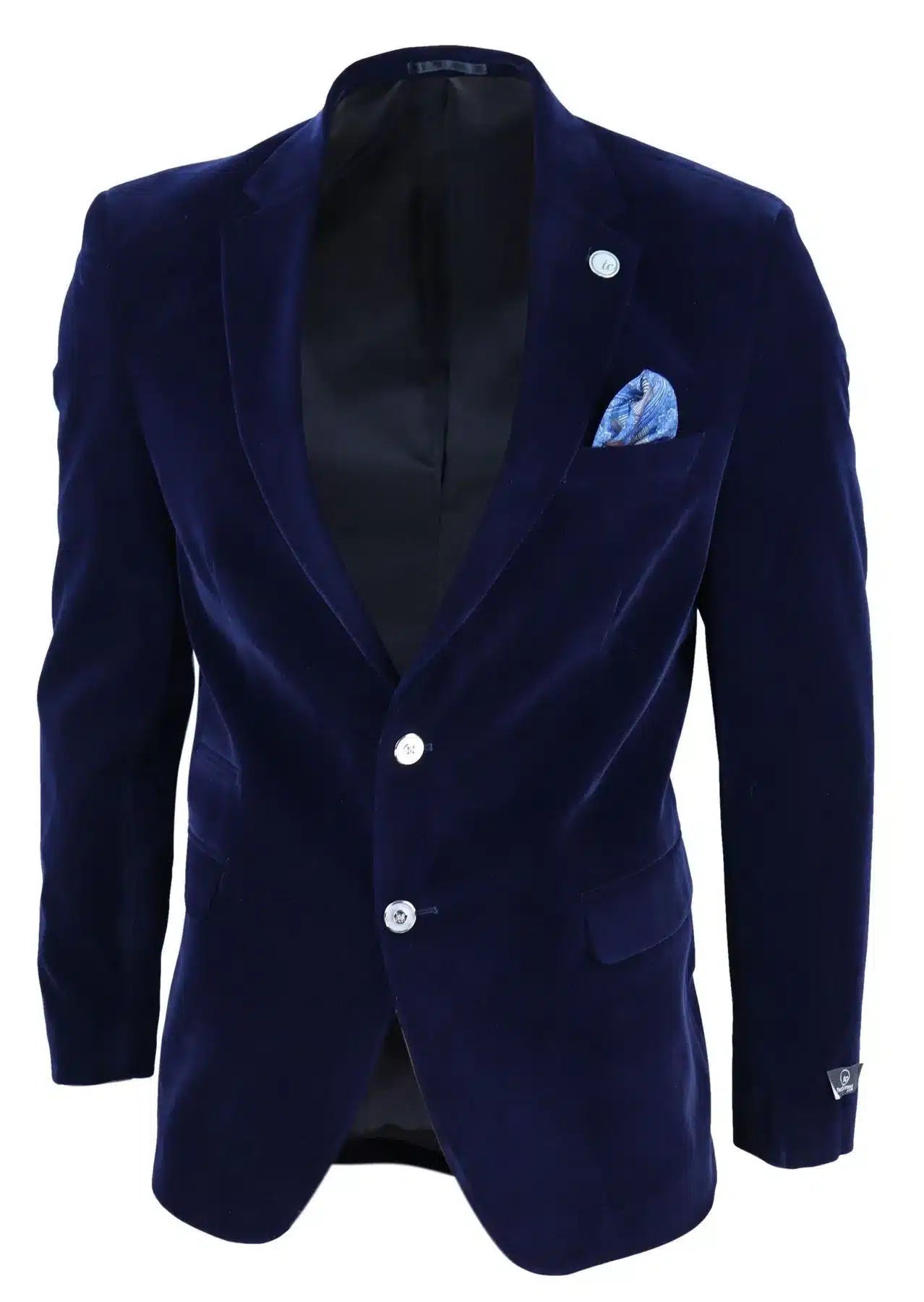 Herr sammetskavaj kostymkavaj med 2 knappar, elegant casual, formell, skräddarsydd passform