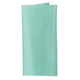 Herrslips med ficka, fyrkantig set, formell enfärgad slips - Mintgrön