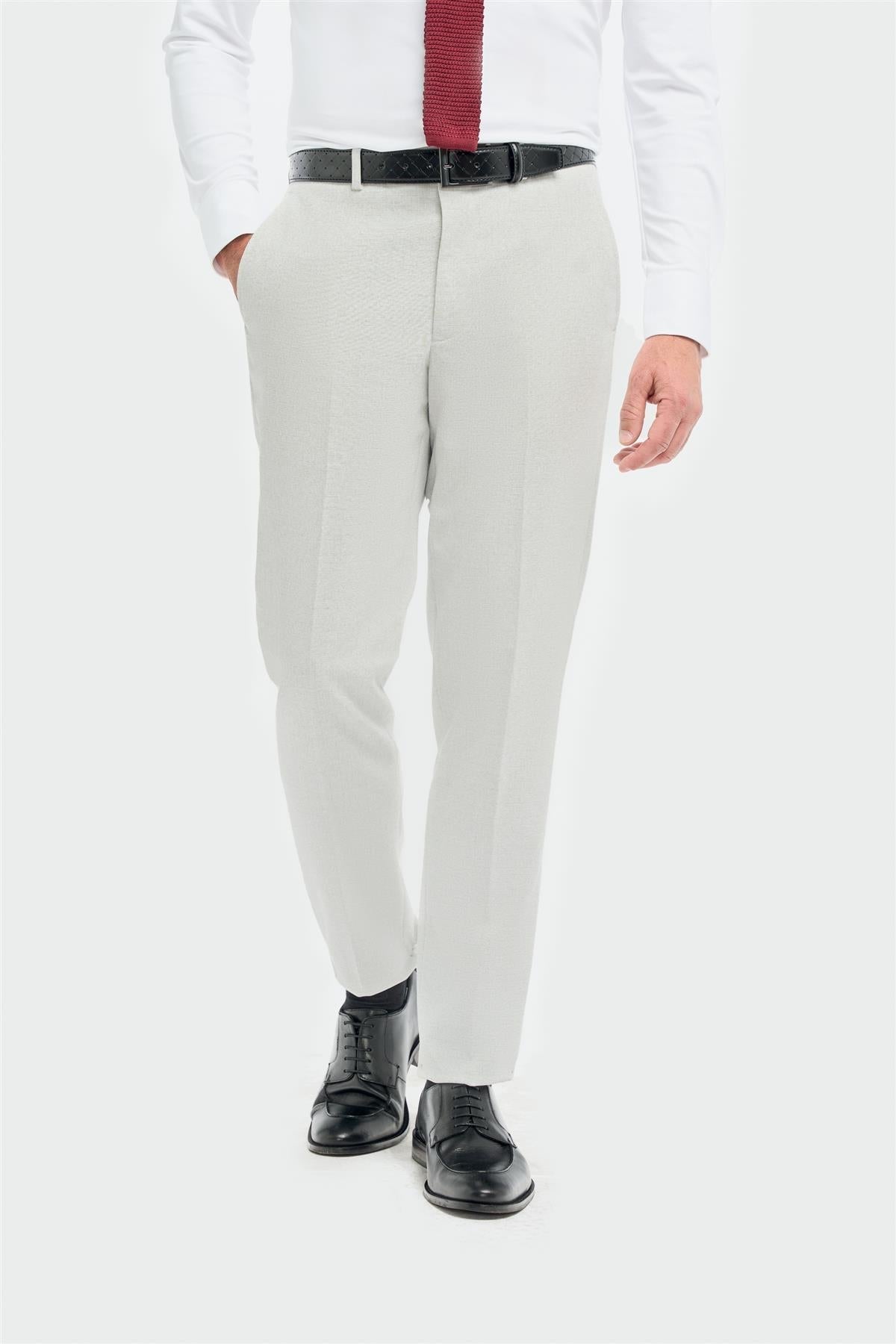 Tropez - Grå formella byxor för män