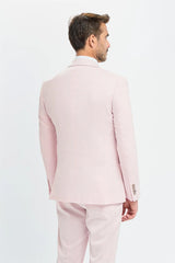 Tropez - Rosa skräddarsydd kavaj för män
