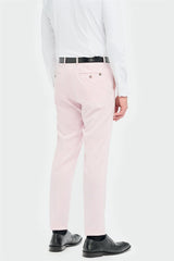 Tropez - Herrkostym i rosa, skräddarsydd 3-delad passform