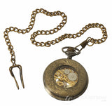 Automatiskt mekaniskt vintage fickur - guld