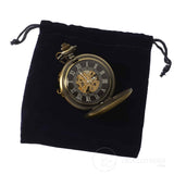 Automatiskt mekaniskt vintage fickur - guld