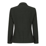 Damtweed Grönrutig Kavaj Ull Klassisk Jaktjacka Vintage 1920-tals Retro