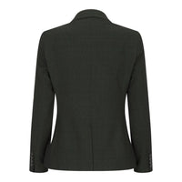Damtweed Grönrutig Kavaj Ull Klassisk Jaktjacka Vintage 1920-tals Retro