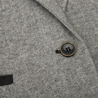 wsn03 - Damtweed Grå Kavajjacka Med Elow Patch Peaky 1920-tal