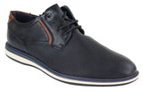 Svarta herrsneakers med snörning