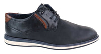 Svarta herrsneakers med snörning